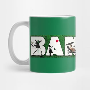 Banksy Mash-up Mug